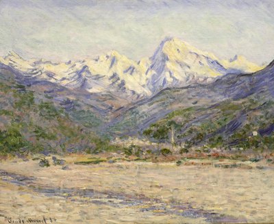 El Valle del Nervia de Claude Monet